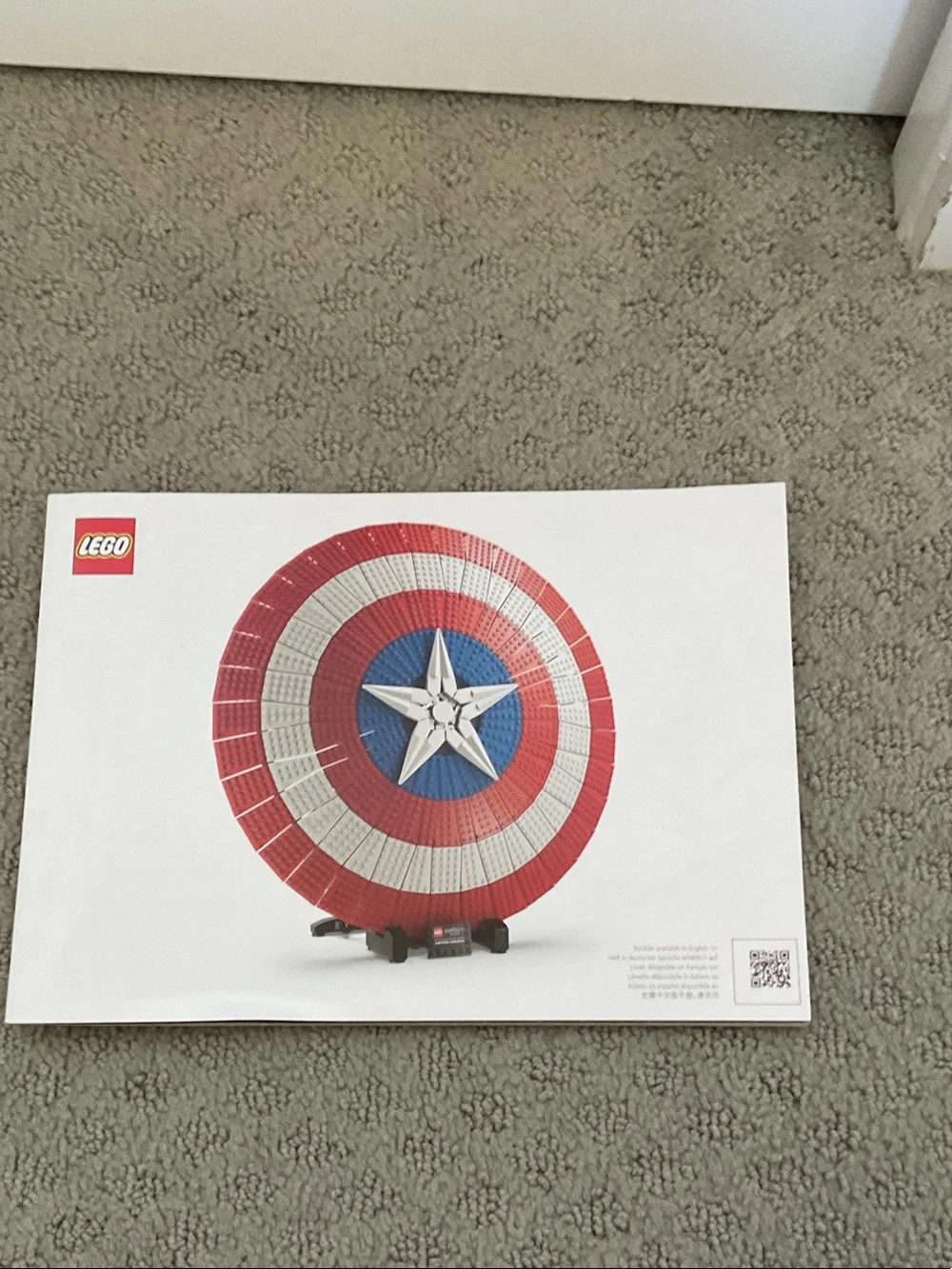 Lego Red White Blue Captain America Shield